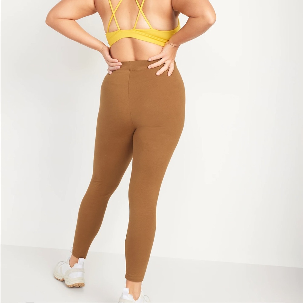 ✨NWT High-Waisted Jersey Ankle Leggings - M